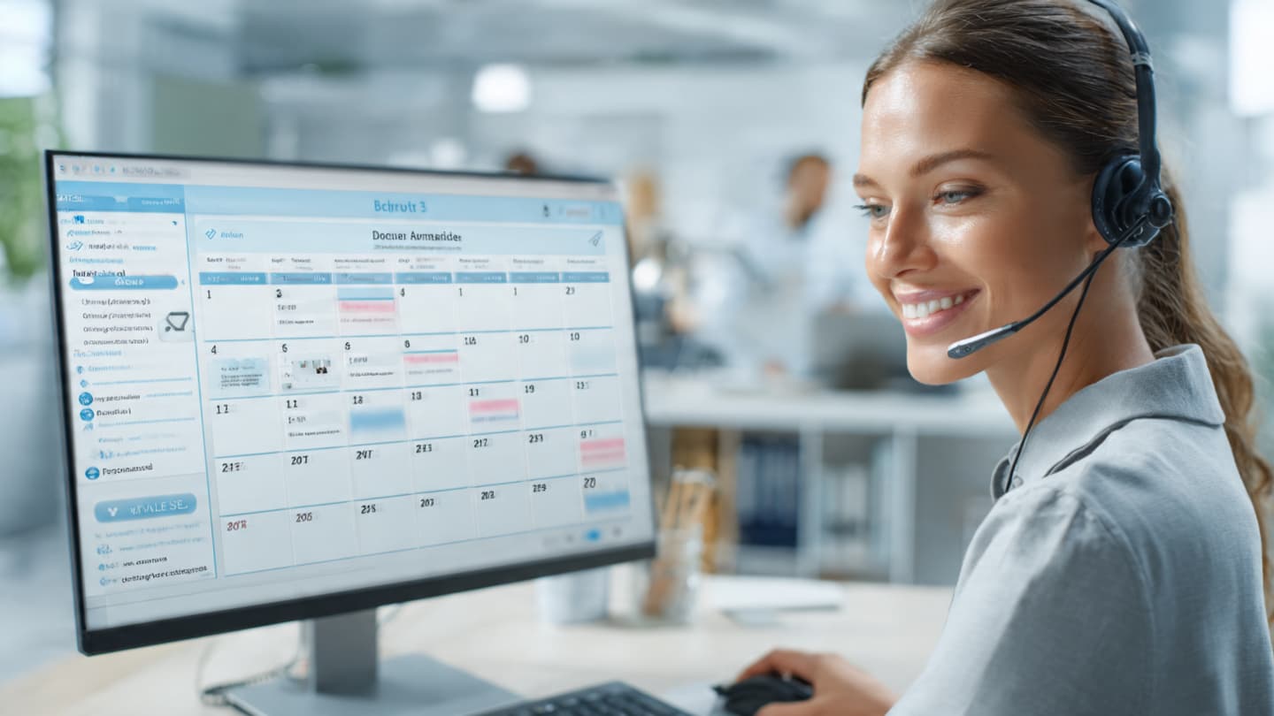 AI receptionist dashboard for service businesses