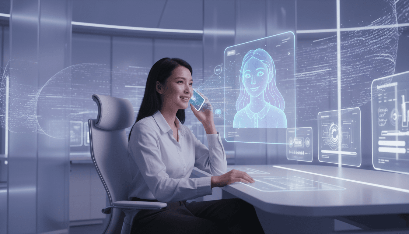 AI receptionist actively handling inbound customer calls